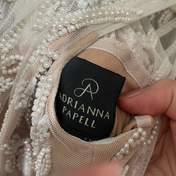 Beaded Chiffon Midi Dress - Picture 4 of 4